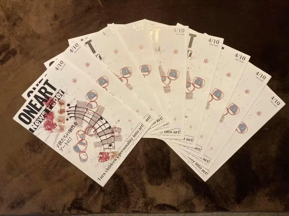 ONEART Newspaper４月号の完成です！