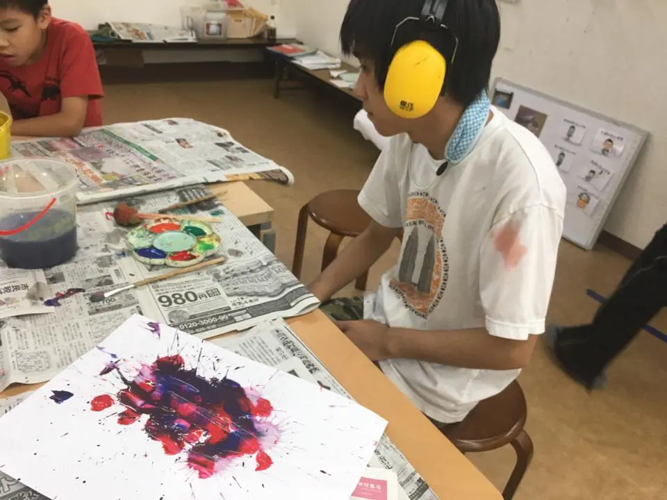 名古屋の荒畑の施設でお絵描きして来ました