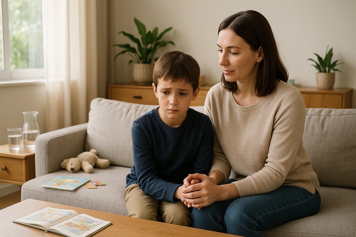 DVが子どもに与える影響のイメージ